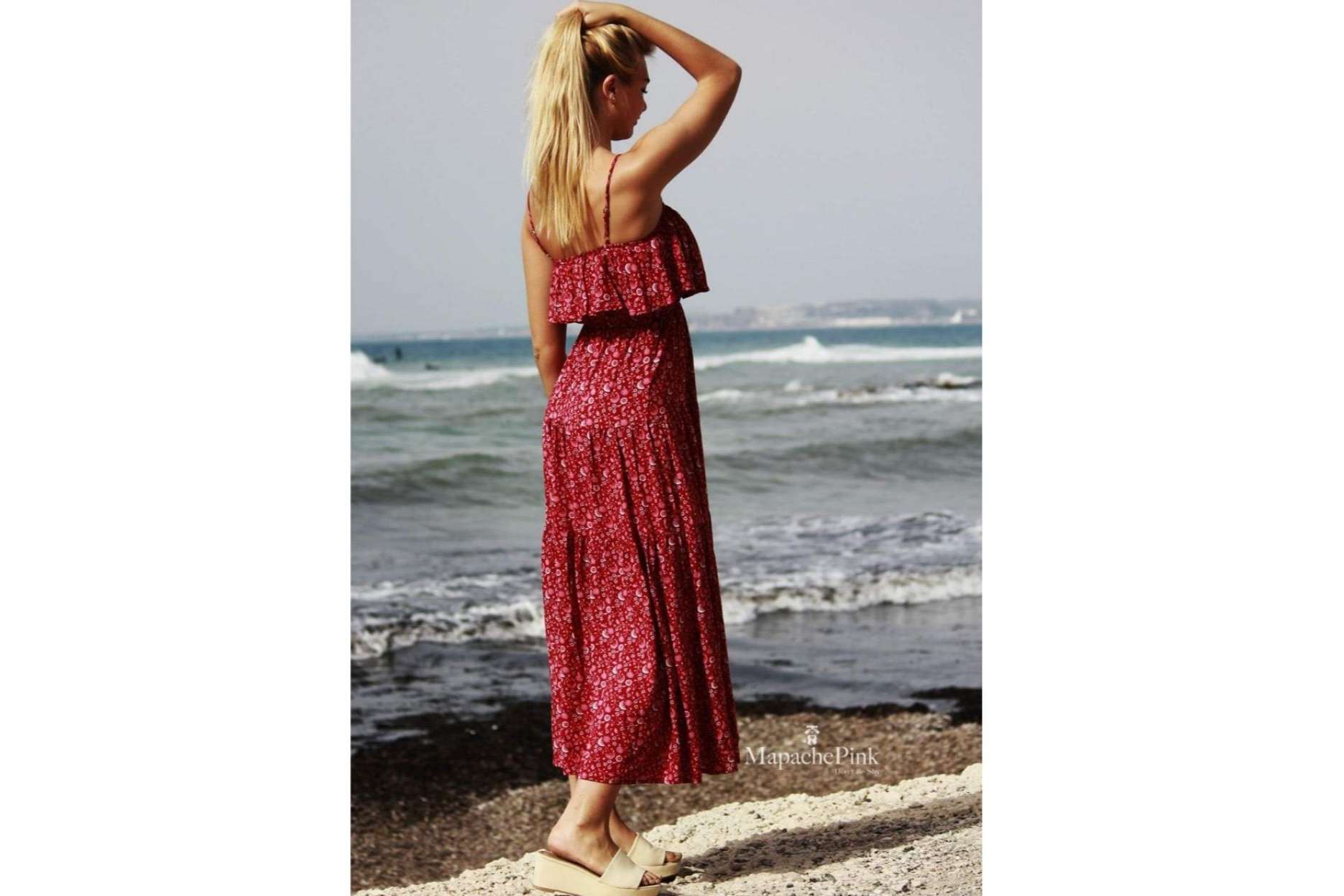 La tendencia de los vestidos boho disponible en Mapache Pink